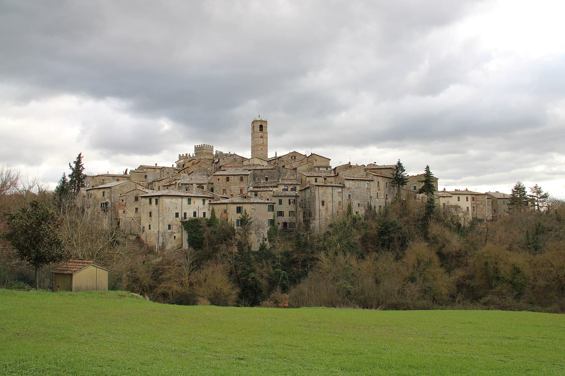 Il borgo termale di San Casciano dei Bagni, in provincia di Siena