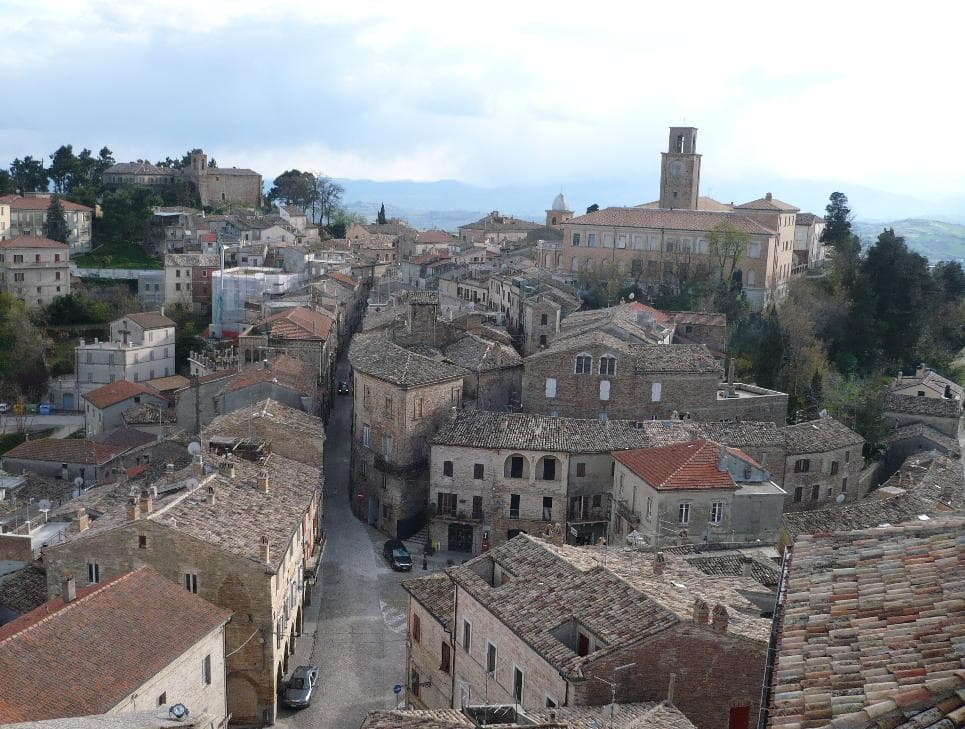 Il centro storico di Ripatransone, il 'Belvedere del Piceno'