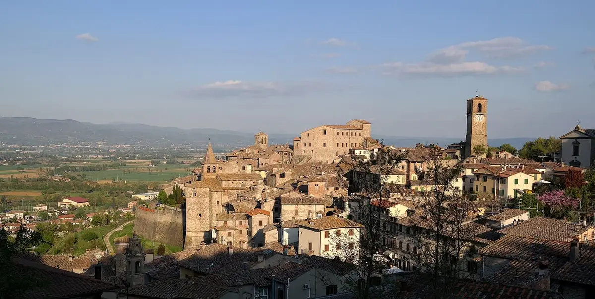 I vicoli in pietra del borgo medievale di Anghiari