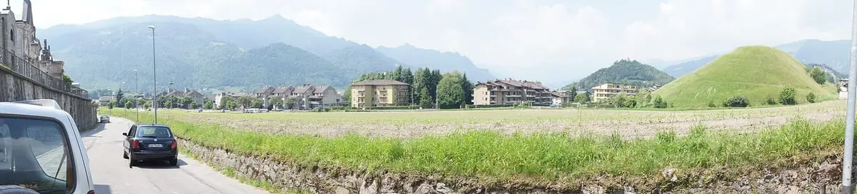Panorama di Clusone, in Val Seriana