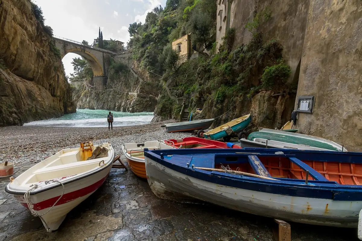 Il Fiordo di Furore, sulla Costiera Amalfitana