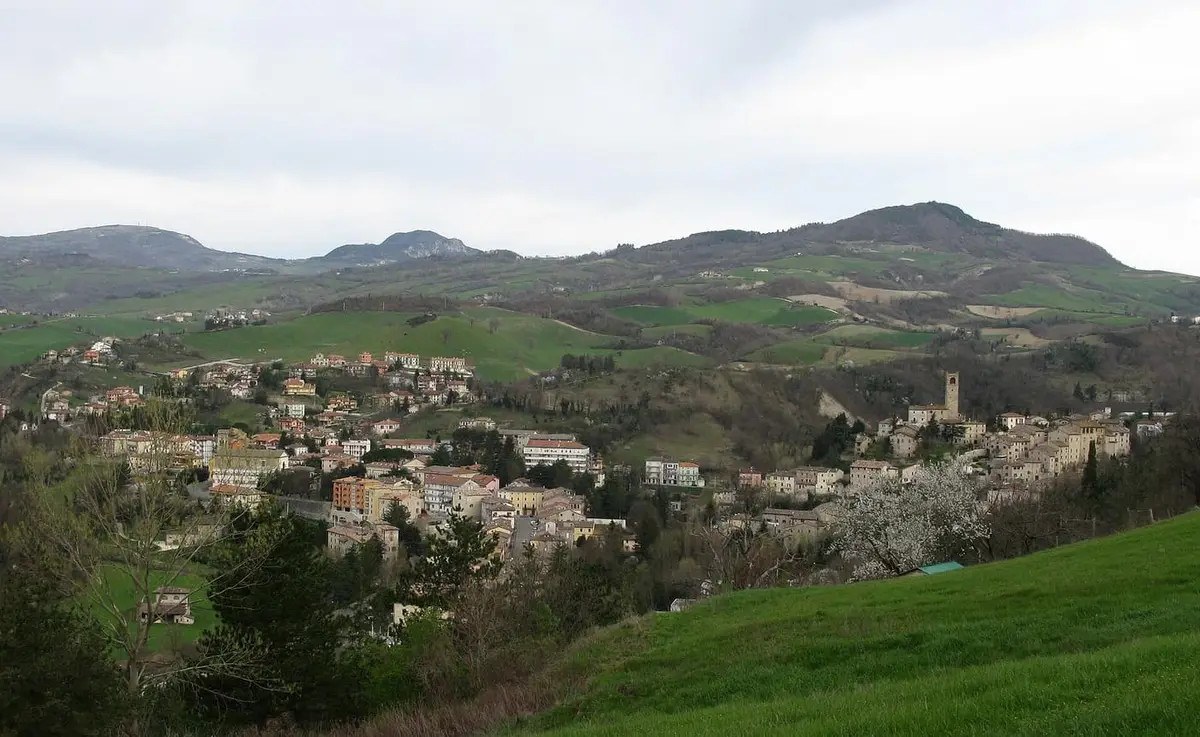 Il borgo di Macerata Feltria, nel Montefeltro