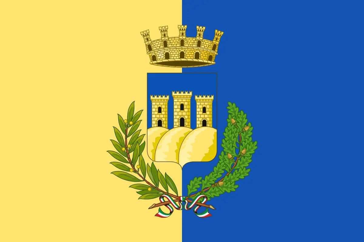 Il centro storico bianco di Ostuni, la città bianca, sulla collina
